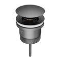 Load image into Gallery viewer, Solid Brass Universal Pop-Up Waste with Overflow - Gunmetal Grey
