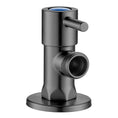 Load image into Gallery viewer, Solid Brass Water Stop Tap One Pair – Round 1/4 Turn – Gunmetal
