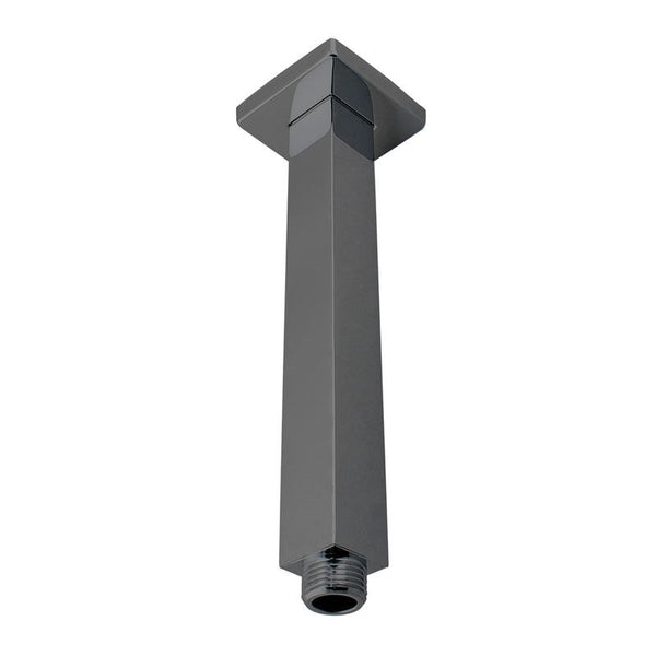 Stainless Steel 200mm Square Ceiling Shower Arm – Gunmetal