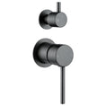 Load image into Gallery viewer, LUCID PIN Wall Diverter Mixer with Separate Cover Plate - Gunmetal
