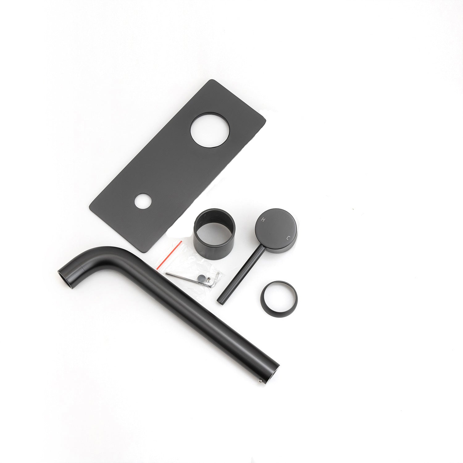 Solid Brass Basin/Bath Mixer Trim Kit (Match CLPS) - Gunmetal | LUCID PIN