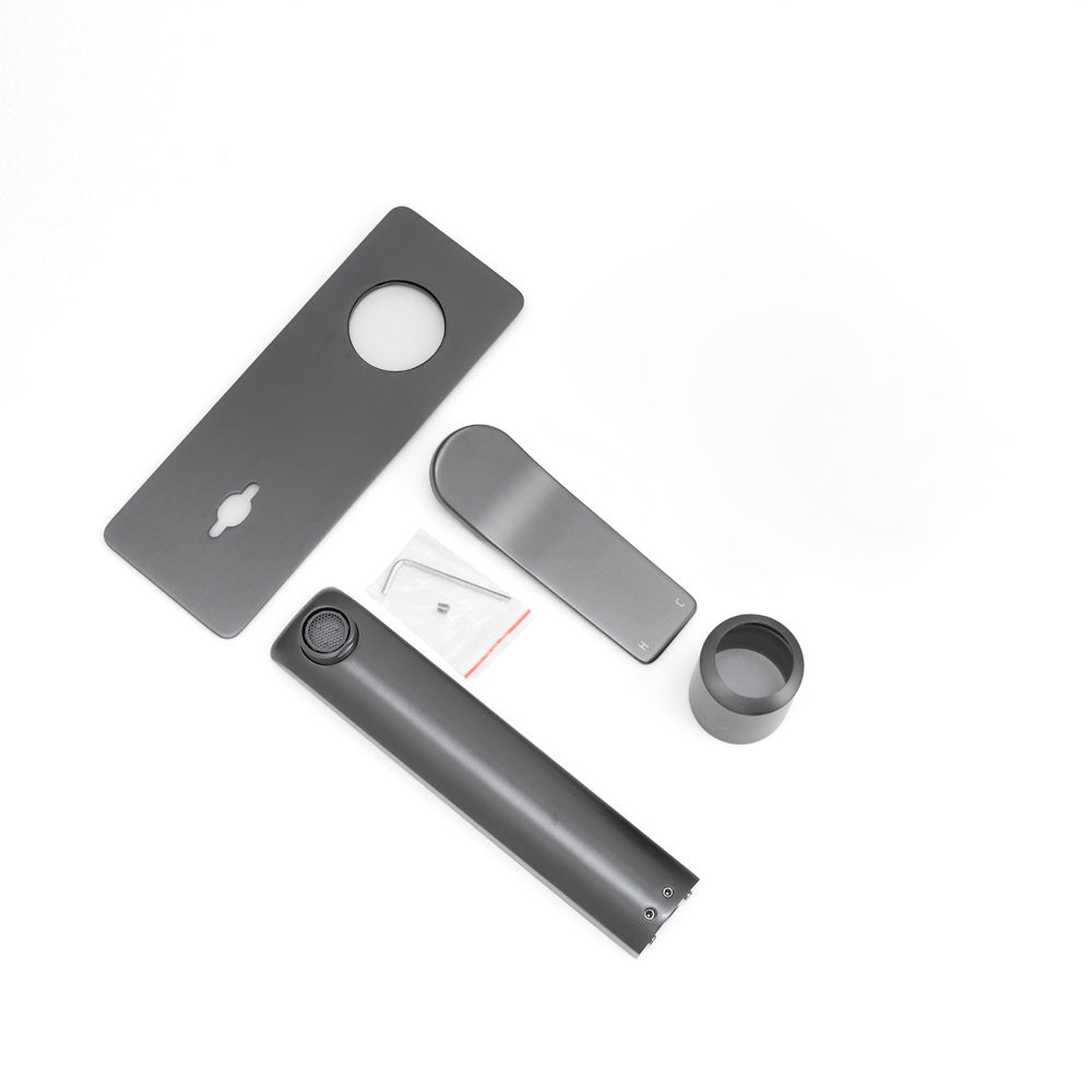 Solid Brass Basin/Bath Mixer Trim Kit (Match CLPS) - Gunmetal | RUSHY