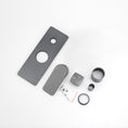Load image into Gallery viewer, Solid Brass Wall Mixer Tap with Diverter Trim Kit (Match CLPD) - Gunmetal | VOG
