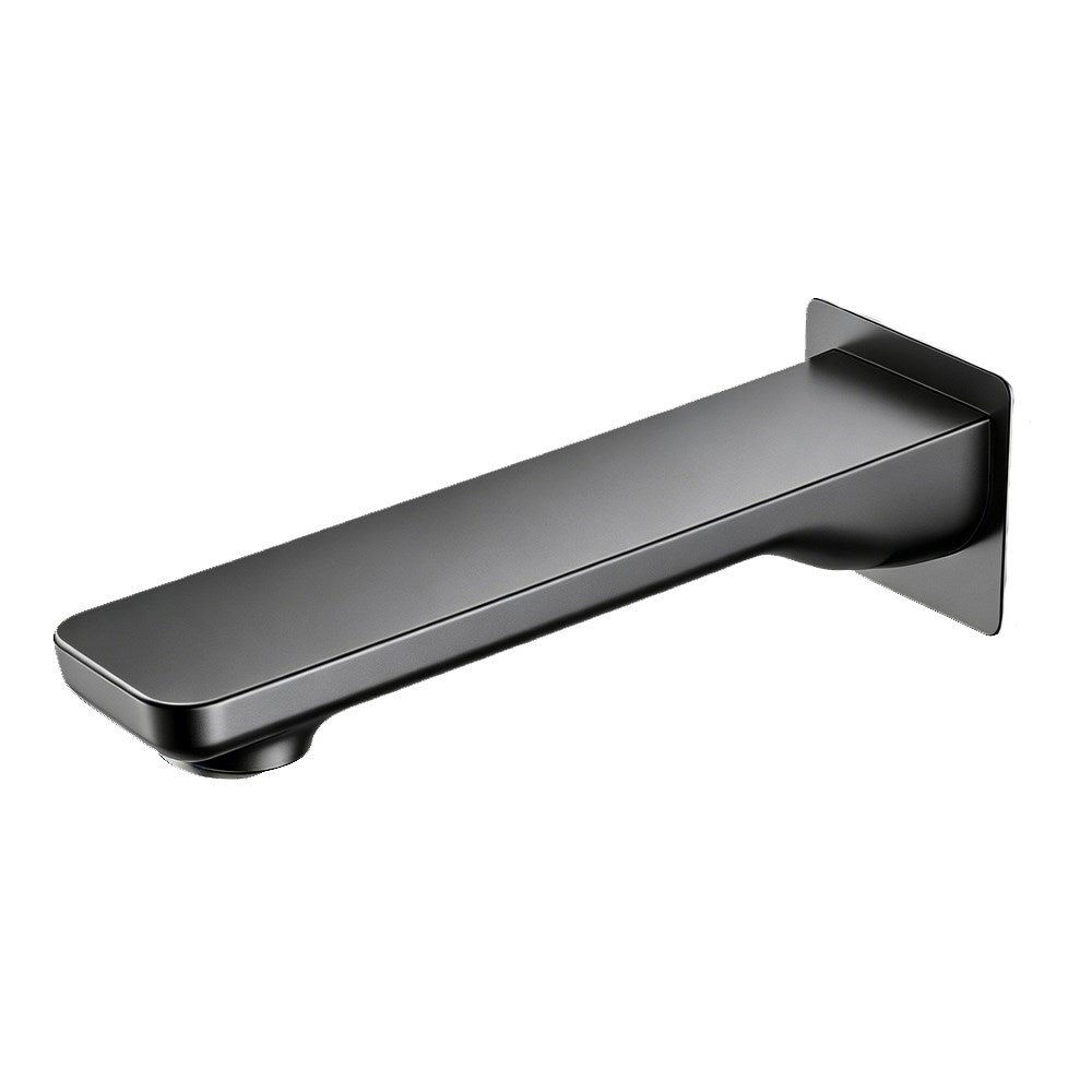 Solid Brass Wall Spout - Gunmetal | IVANO