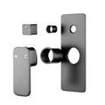 Load image into Gallery viewer, Solid Brass Wall Mixer Tap with Diverter Trim Kit (Match CLPD) - Gunmetal | IVANO
