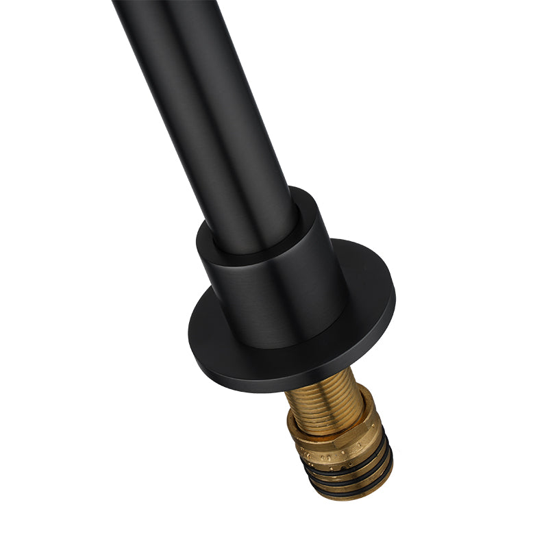 Solid Brass Swivel Basin Mixer - Brushed Gunmetal Grey - MOON