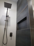 Load image into Gallery viewer, Stainless Steel & Solid Brass - 10" Square Shower Station - Gunmetal
