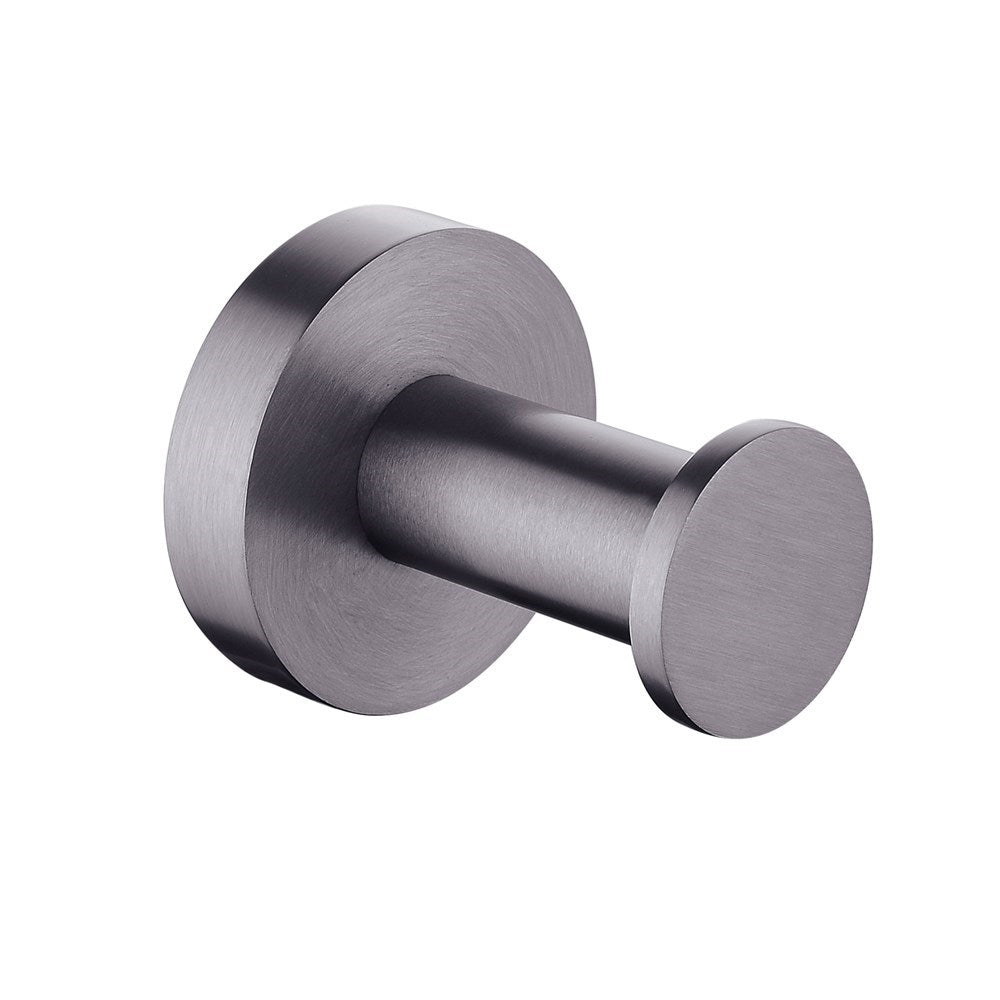 Stainless Steel Robe Hook - Gunmetal Grey - LUCID PIN