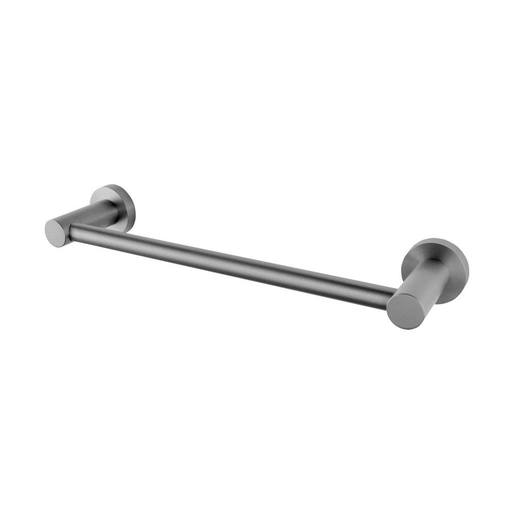 Stainless Steel 300mm Hand Towel Rail - Gunmetal Grey - LUCID PIN