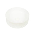 Load image into Gallery viewer, CLAYA Lucid-37 Fluted Ceramic Above Counter Basin – Matte White
