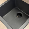 Load image into Gallery viewer, Granite Arete Stone Single Bowl Kitchen Sink 422x422mm - Black
