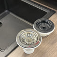 Load image into Gallery viewer, Granite Arete Stone Single Bowl Kitchen Sink 635x469mm - Black
