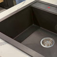 Load image into Gallery viewer, Carysil Granite Stone Single Bowl Kitchen Sink 780x510mm - Black
