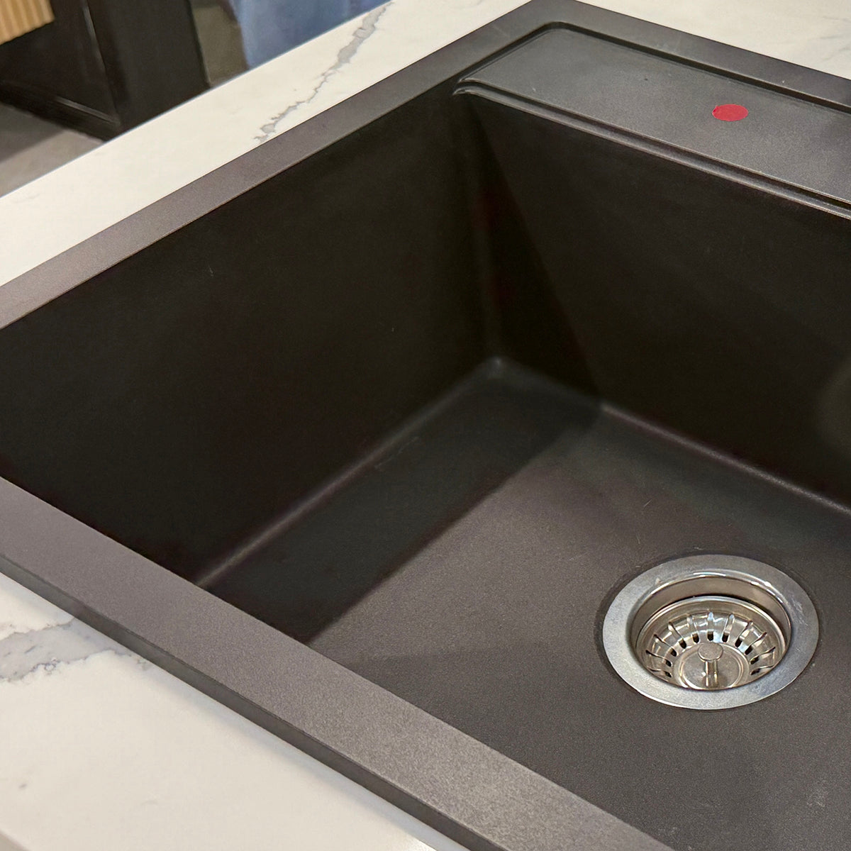Carysil Granite Stone Single Bowl Kitchen Sink 780x510mm - Black