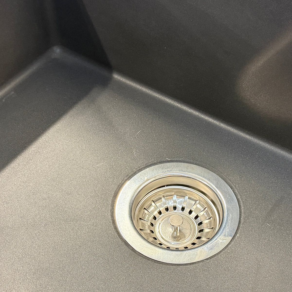 Carysil Granite Stone Single Bowl Kitchen Sink 680x500mm - Black