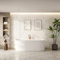 Load image into Gallery viewer, ISEO Series 1500mm Ultra-Slim Freestanding Acrylic Bathtub side view
