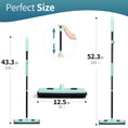 Load image into Gallery viewer, DALIPER 3-in-1 Rubber Broom Pet Hair Remover with Squeegee | Sweeper and Lint Brush
