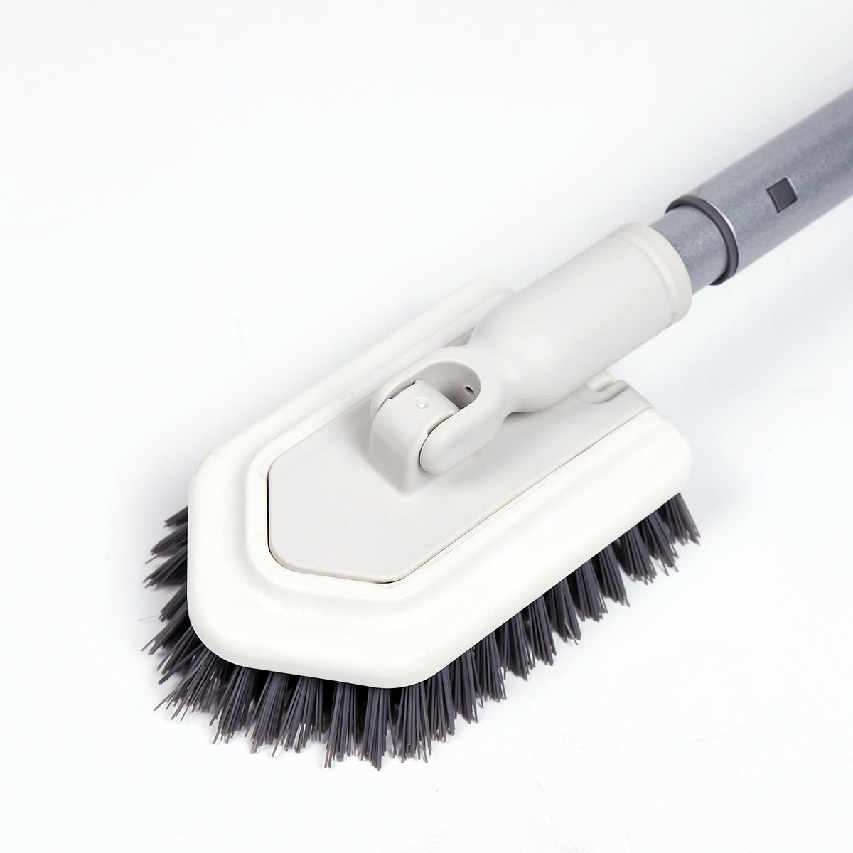 Dolanx Extendable Tile and Tub Brush with Extra Scourer Head