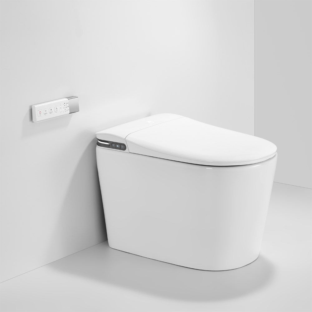 Aquaperla K69 Smart Toilet Suite with Auto Open Lid & Bidet -  White