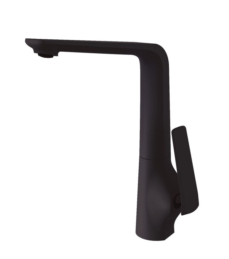 Gooseneck Kitchen Mixer - Black | ESPERIA