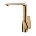 Load image into Gallery viewer, Gooseneck Kitchen Mixer - Brushed Brass | ESPERIA
