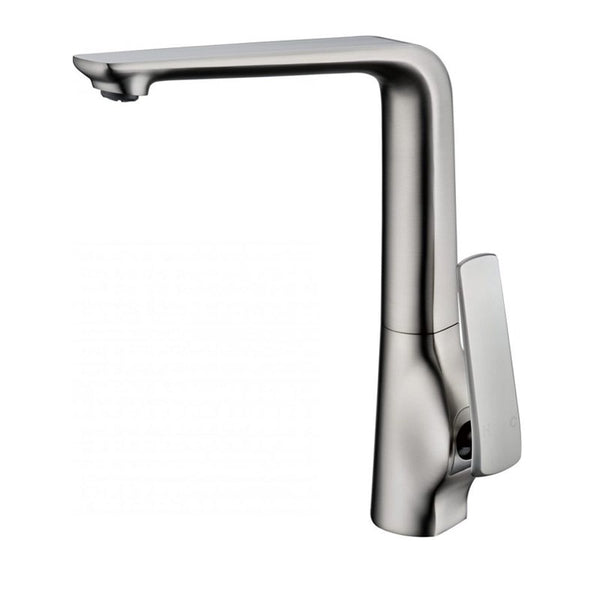 ESPERIA gooseneck kitchen mixer in brushed nickel