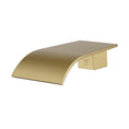 Load image into Gallery viewer, Solid Brass Basin/Bath Waterfall Spout - Light Brushed Brass Gold
