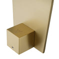 Load image into Gallery viewer, Solid Brass Basin/Bath Waterfall Spout - Light Brushed Brass Gold

