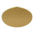 Load image into Gallery viewer, Solid Brass 250mm Shower Head Round - Light Brushed Brass Gold
