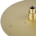 Load image into Gallery viewer, Solid Brass 250mm Shower Head Round - Light Brushed Brass Gold
