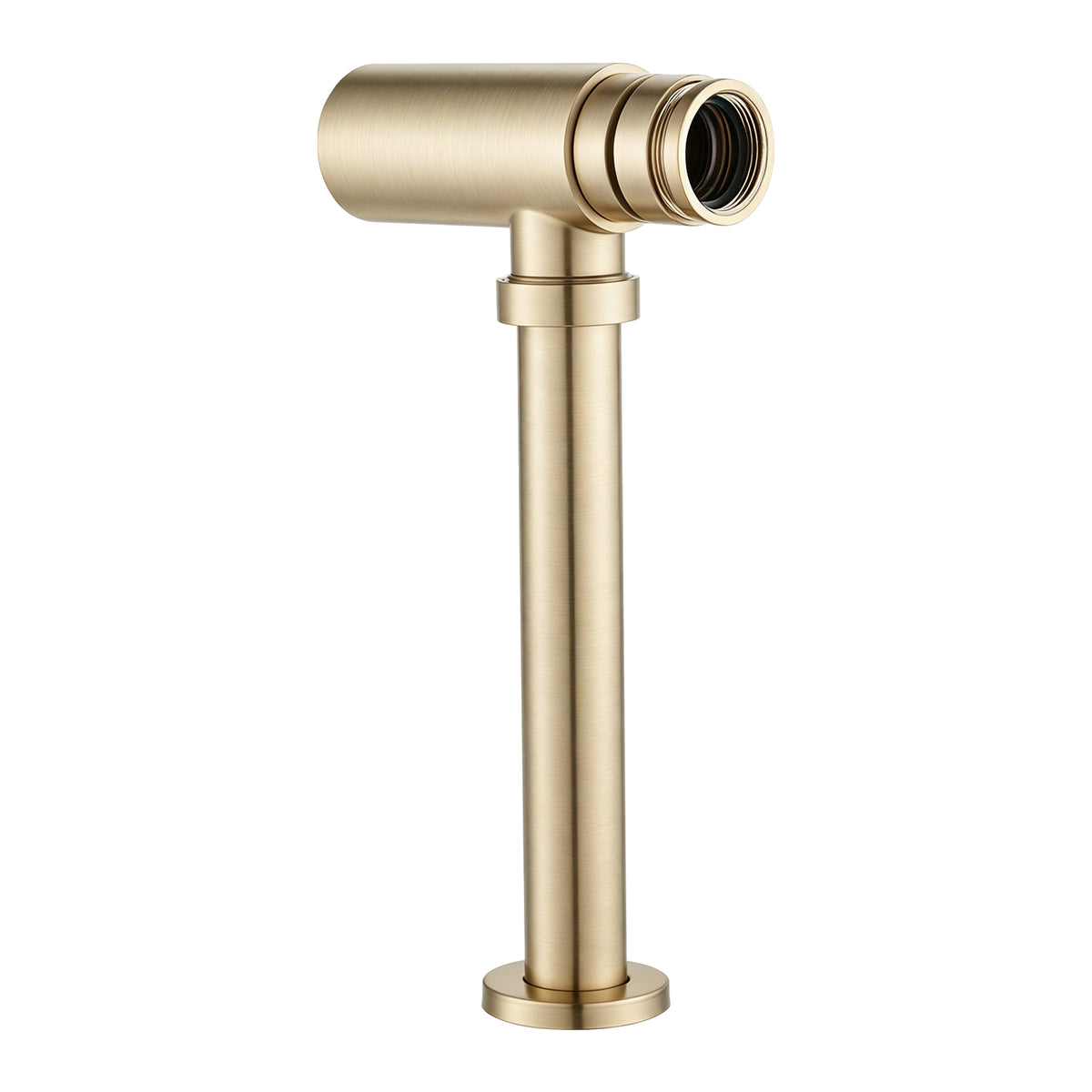 Solid Brass Round Bottle Trap G1 1/2" - Light Brushed Brass