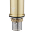 Load image into Gallery viewer, Solid Brass Short Basin Mixer - Light Brushed Brass Gold - VOG
