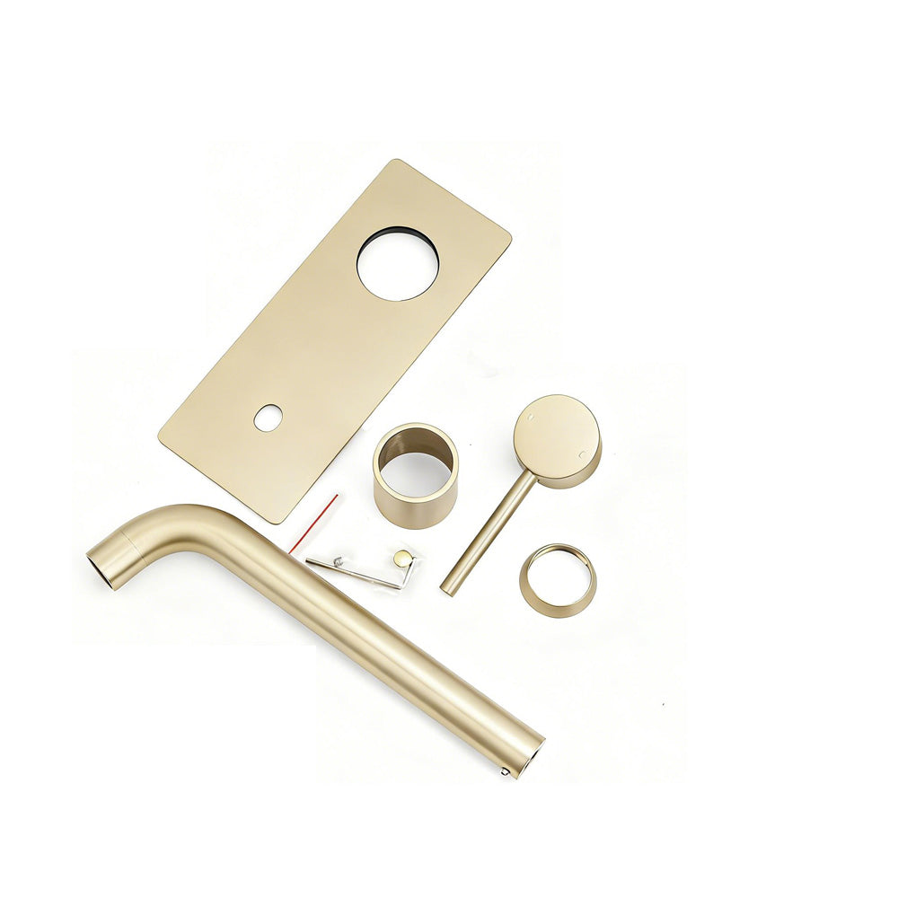 Solid Brass Basin/Bath Mixer Trim Kit (Match CLPS) - Light Brushed Brass | LUCID PIN
