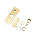 Load image into Gallery viewer, Solid Brass Wall Mixer Tap with Diverter Trim Kit (Match CLPD) - Light Brushed Brass | VOG
