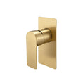 Load image into Gallery viewer, Solid Brass Wall Mixer Tap Trim Kit (Match CLPM) - Light Brushed Brass Gold | VOG
