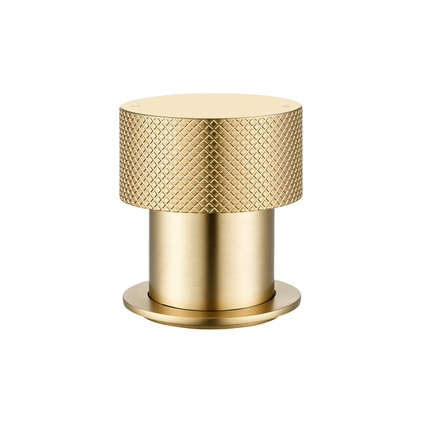Knurled Wall Mixer Handle Only (Match CLPM) – Light Brushed Brass | MOON