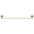 Load image into Gallery viewer, Stainless Steel 800mm Single Towel Rail - Light Brushed Brass Gold - LUCID PIN
