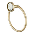 Load image into Gallery viewer, Stainless Steel Hand Towel Ring - Light Brushed Brass | LUCID PIN
