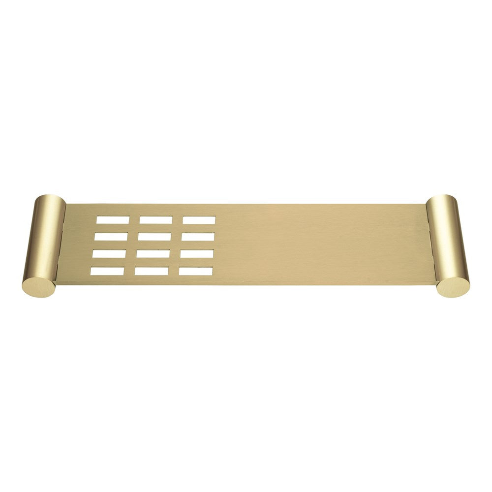 Stainless Steel Shelf - Light Brushed Brass | LUCID PIN