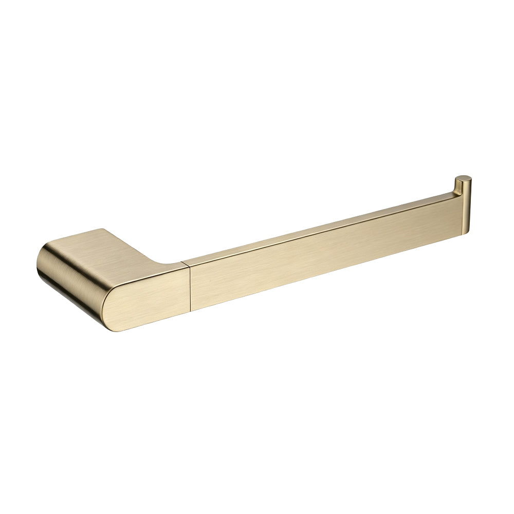 VOG  Zinc-Alloy and Brass Hand Towel Rail - Light Brushed Brass