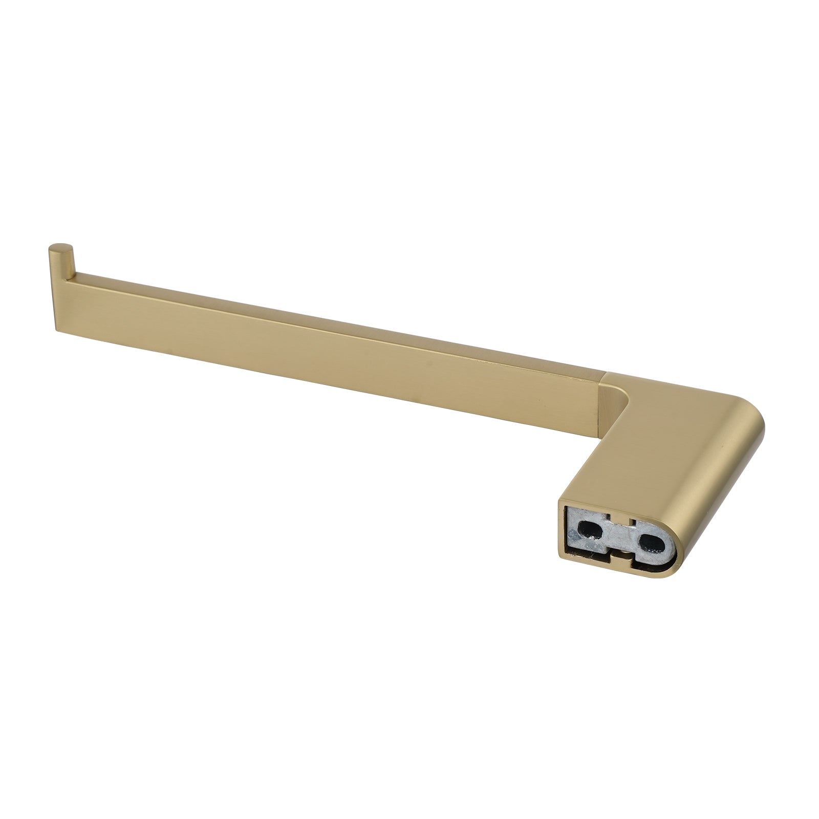 VOG  Zinc-Alloy and Brass Hand Towel Rail - Light Brushed Brass
