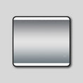 Load image into Gallery viewer, Black Framed Curved Rim LED Mirror - 500mm | 800mm
