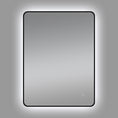 Load image into Gallery viewer, Matte Black Framed Backlit LED Mirror 810 × 610 mm
