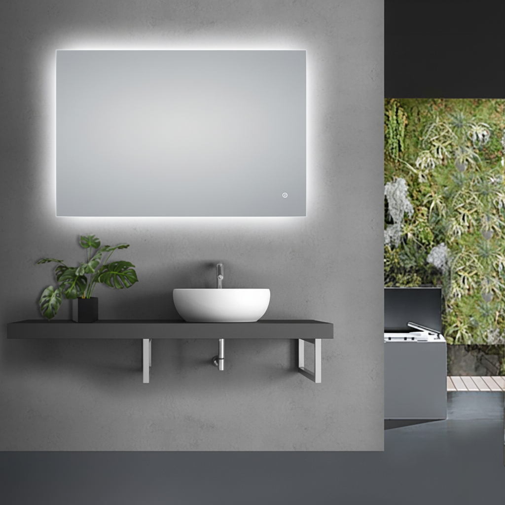 Backlit Rectangular LED Bathroom Mirror - 600mm | 900mm | 1200mm
