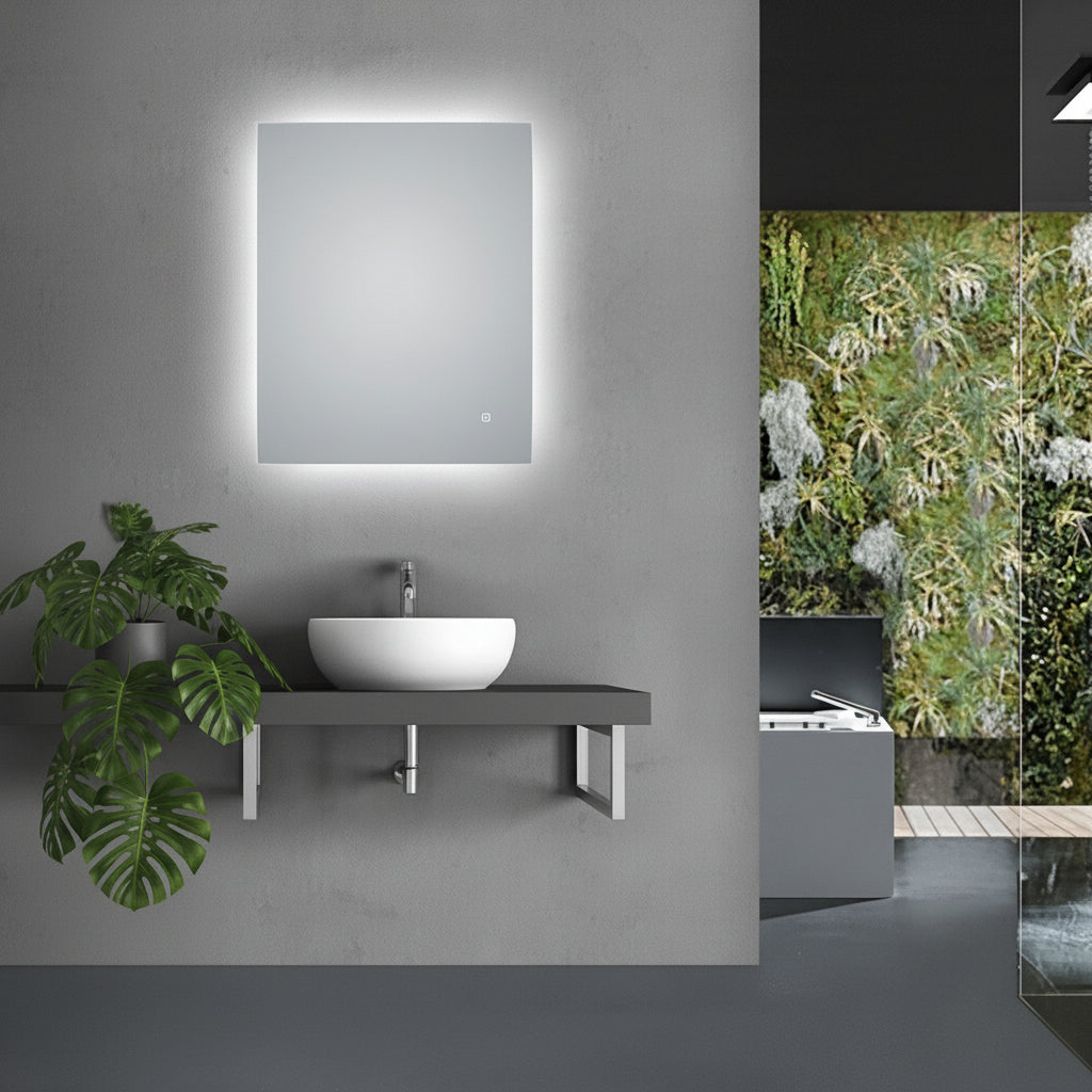 Backlit Rectangular LED Bathroom Mirror - 600mm | 900mm | 1200mm