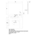 Load image into Gallery viewer, Backlit Rectangular LED Bathroom Mirror - 600mm | 900mm | 1200mm
