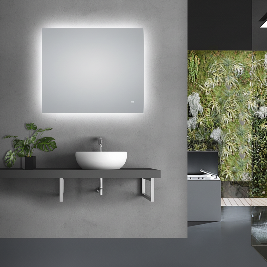 Backlit Rectangular LED Bathroom Mirror - 600mm | 900mm | 1200mm