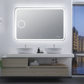 Load image into Gallery viewer, Curved Rim Rectangular Front-Lit LED Mirror - 900mm | 1200mm | 1500mm
