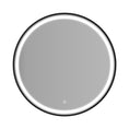Load image into Gallery viewer, 750mm Round LED Dressing Mirror with Black Frame
