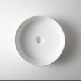 Load image into Gallery viewer, CLAYA Lucid-40 Fluted Ceramic Above Counter Basin – Matte White
